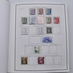 Collection timbres de Espagne - Grande Bretagne en un album.