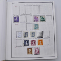 Collection timbres de Espagne - Grande Bretagne en un album.