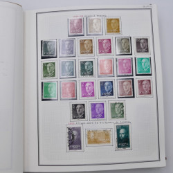 Collection timbres de Espagne - Grande Bretagne en un album.