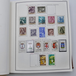 Collection timbres de Espagne - Grande Bretagne en un album.