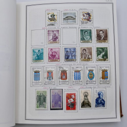 Collection timbres de Espagne - Grande Bretagne en un album.