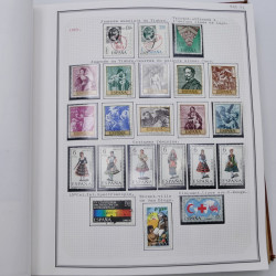 Collection timbres de Espagne - Grande Bretagne en un album.