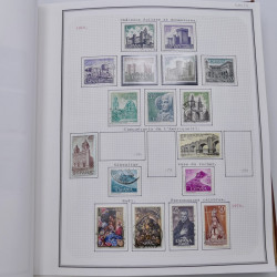 Collection timbres de Espagne - Grande Bretagne en un album.