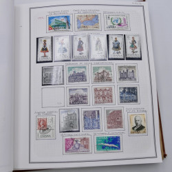 Collection timbres de Espagne - Grande Bretagne en un album.