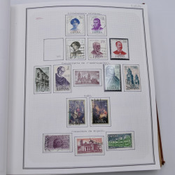 Collection timbres de Espagne - Grande Bretagne en un album.