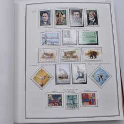 Collection timbres de Espagne - Grande Bretagne en un album.