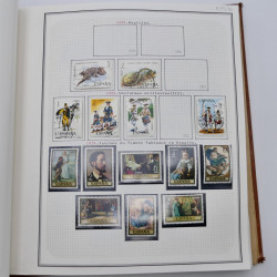 Collection timbres de Espagne - Grande Bretagne en un album.