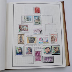 Collection timbres de Espagne - Grande Bretagne en un album.