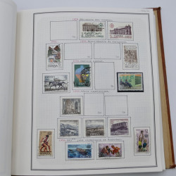 Collection timbres de Espagne - Grande Bretagne en un album.