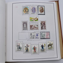 Collection timbres de Espagne - Grande Bretagne en un album.