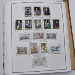 Collection timbres de Espagne - Grande Bretagne en un album.