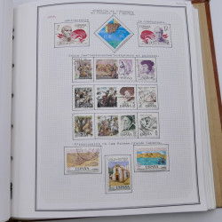 Collection timbres de Espagne - Grande Bretagne en un album.