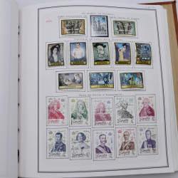 Collection timbres de Espagne - Grande Bretagne en un album.
