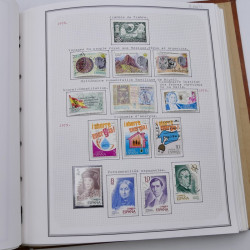 Collection timbres de Espagne - Grande Bretagne en un album.