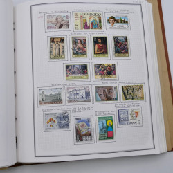 Collection timbres de Espagne - Grande Bretagne en un album.