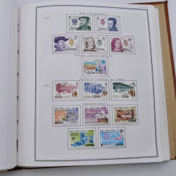 Collection timbres de Espagne - Grande Bretagne en un album.