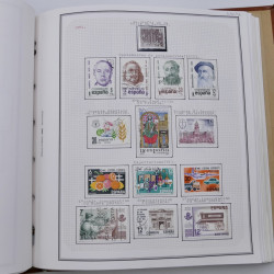 Collection timbres de Espagne - Grande Bretagne en un album.