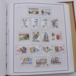 Collection timbres de Espagne - Grande Bretagne en un album.