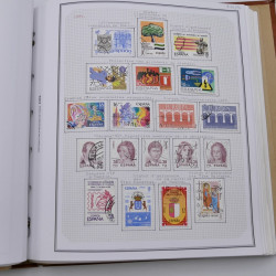 Collection timbres de Espagne - Grande Bretagne en un album.