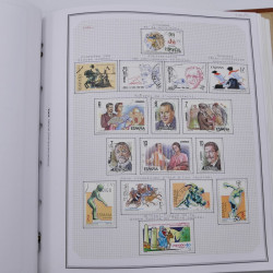 Collection timbres de Espagne - Grande Bretagne en un album.