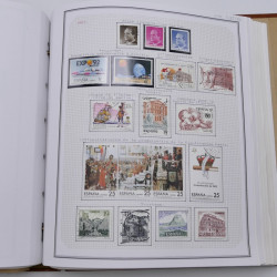 Collection timbres de Espagne - Grande Bretagne en un album.
