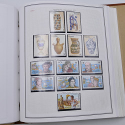 Collection timbres de Espagne - Grande Bretagne en un album.