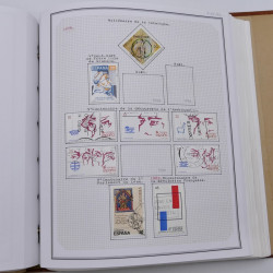Collection timbres de Espagne - Grande Bretagne en un album.