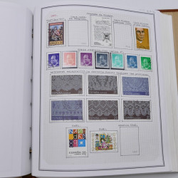 Collection timbres de Espagne - Grande Bretagne en un album.