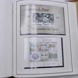 Collection timbres de Espagne - Grande Bretagne en un album.