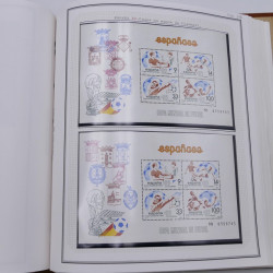 Collection timbres de Espagne - Grande Bretagne en un album.