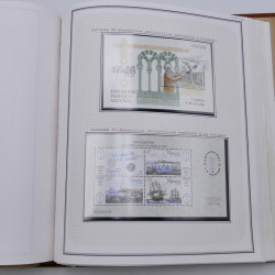 Collection timbres de Espagne - Grande Bretagne en un album.