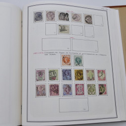 Collection timbres de Espagne - Grande Bretagne en un album.