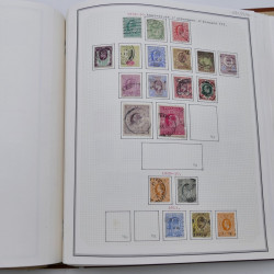 Collection timbres de Espagne - Grande Bretagne en un album.