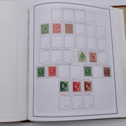 Collection timbres de Espagne - Grande Bretagne en un album.