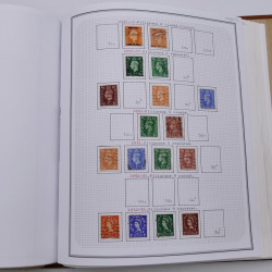 Collection timbres de Espagne - Grande Bretagne en un album.
