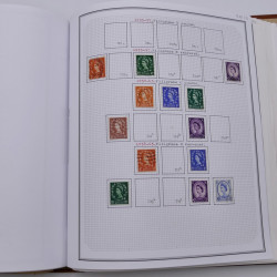 Collection timbres de Espagne - Grande Bretagne en un album.