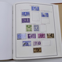 Collection timbres de Espagne - Grande Bretagne en un album.