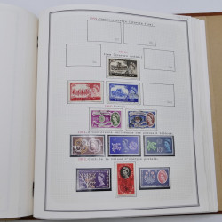 Collection timbres de Espagne - Grande Bretagne en un album.