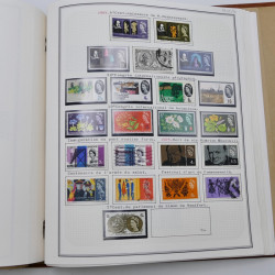 Collection timbres de Espagne - Grande Bretagne en un album.