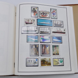 Collection timbres de Espagne - Grande Bretagne en un album.