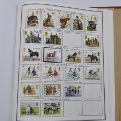 Collection timbres de Espagne - Grande Bretagne en un album.