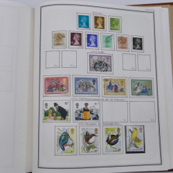 Collection timbres de Espagne - Grande Bretagne en un album.