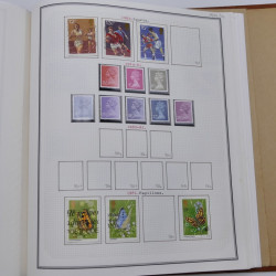 Collection timbres de Espagne - Grande Bretagne en un album.