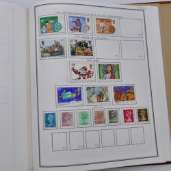 Collection timbres de Espagne - Grande Bretagne en un album.