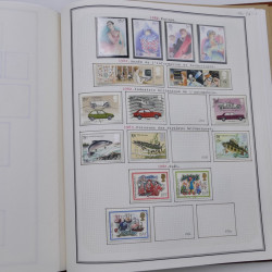 Collection timbres de Espagne - Grande Bretagne en un album.