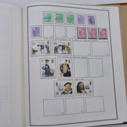 Collection timbres de Espagne - Grande Bretagne en un album.