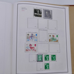 Collection timbres de Espagne - Grande Bretagne en un album.