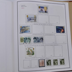 Collection timbres de Espagne - Grande Bretagne en un album.