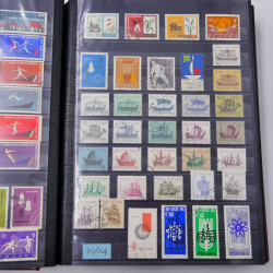 Lot de timbres de Pologne 1915-2003 neufs et oblitérés en un album.