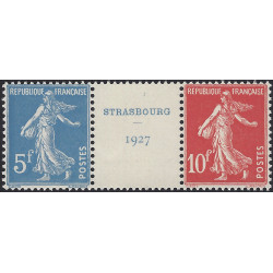 Exposition de Strasbourg timbres de France N°242A neuf**.
